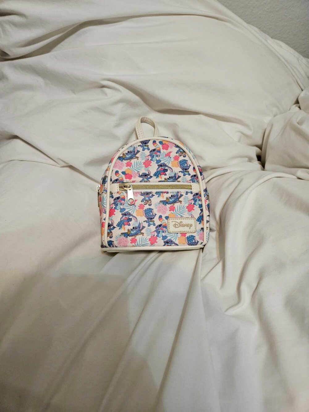 Loungefly Disney Stitch Sunglasses Tropical Flowers Micro Mini Backpack NWOT